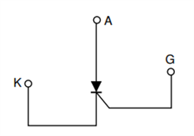 Schematic - SanRex SG Series Thyristor Tab Terminal Modules